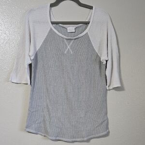 Women's Light Green and Cream Top